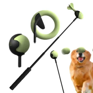 Dog Toys Tennis Launcher Pole