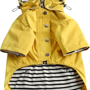 Dog Reflective Zip Up Raincoat