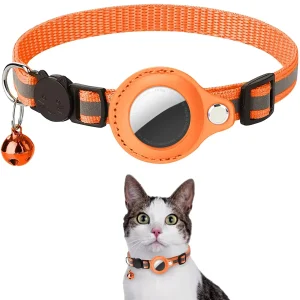 Cat Breakaway Collar with Air Tag Holder
